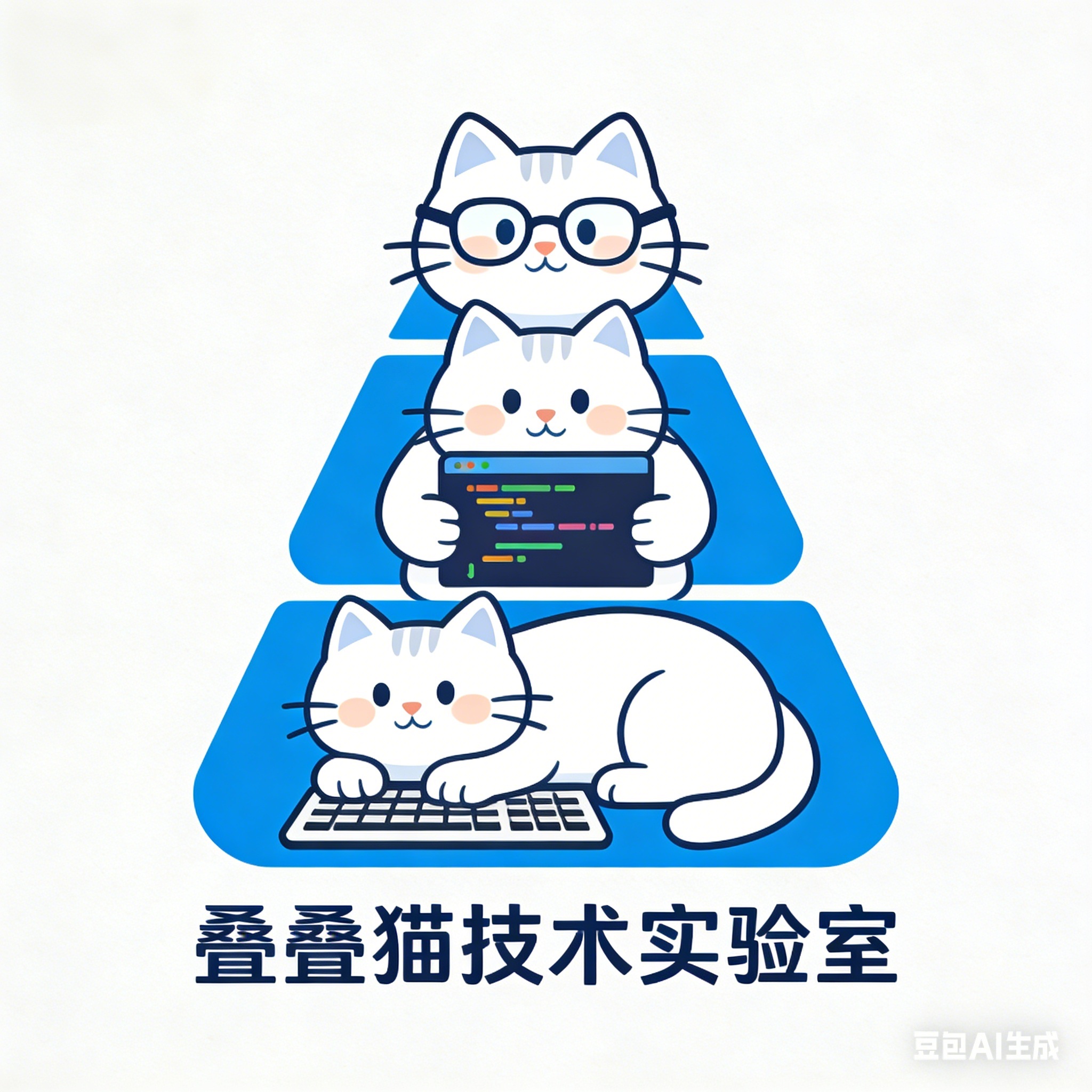 叠叠猫头像